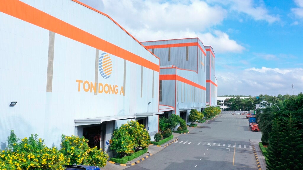 Nhà máy Tôn Đông Á Bình Dương